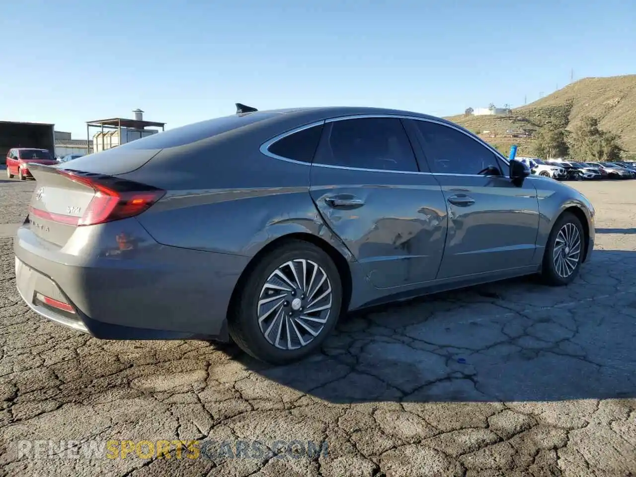 3 Photograph of a damaged car KMHL34JJ6MA032448 HYUNDAI SONATA 2021