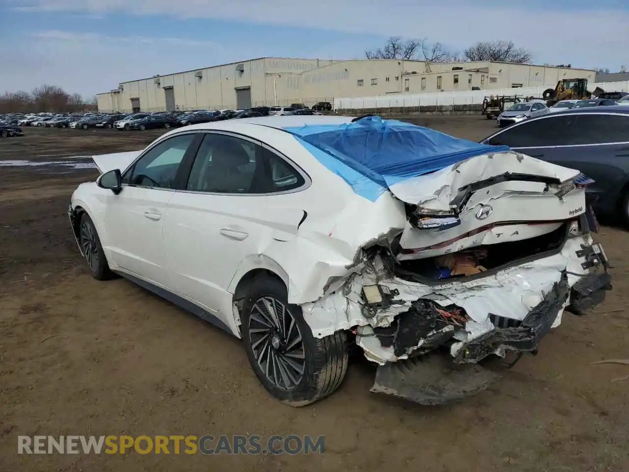2 Photograph of a damaged car KMHL34JJ7MA017733 HYUNDAI SONATA 2021