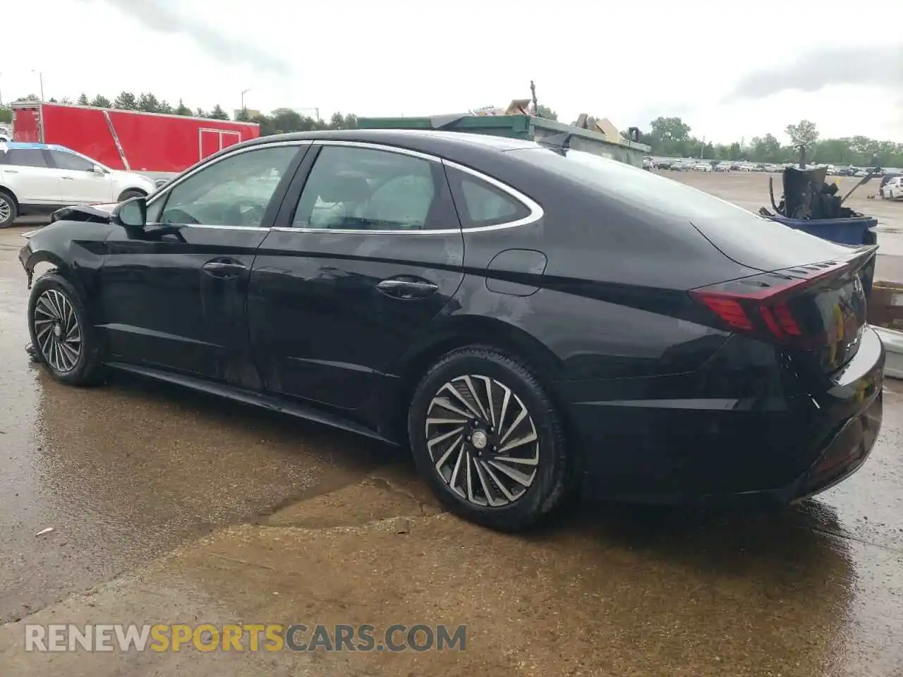 2 Photograph of a damaged car KMHL34JJ7MA022169 HYUNDAI SONATA 2021