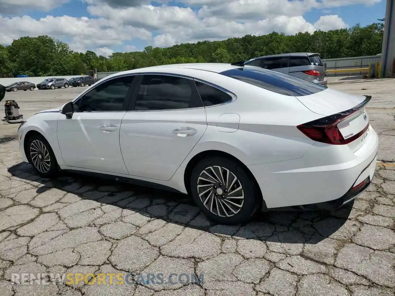 2 Photograph of a damaged car KMHL34JJ9MA024229 HYUNDAI SONATA 2021