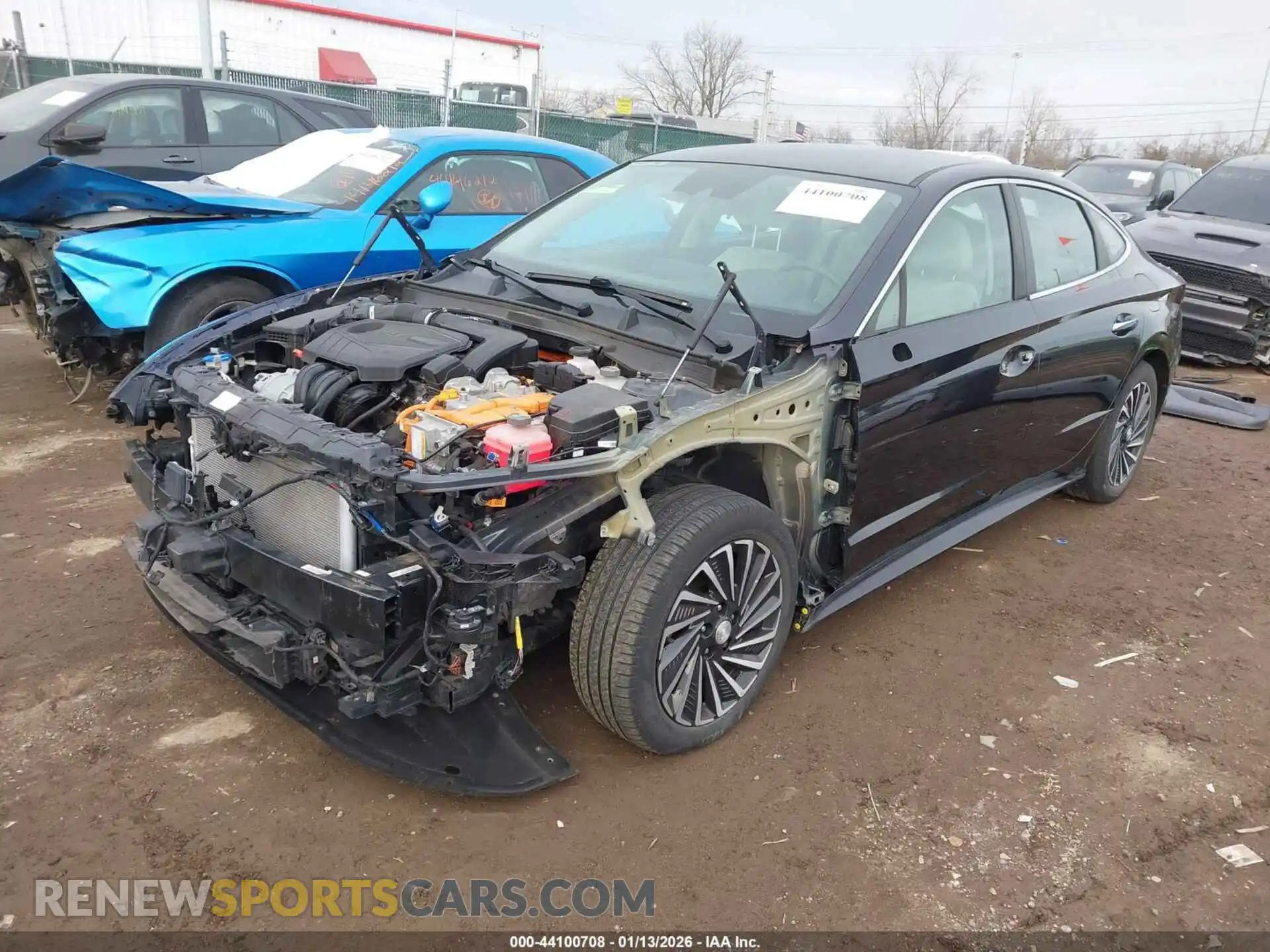 2 Photograph of a damaged car KMHL34JJXMA034218 HYUNDAI SONATA 2021