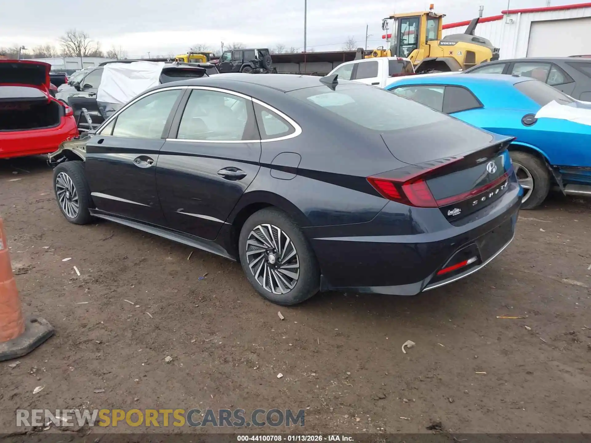 3 Photograph of a damaged car KMHL34JJXMA034218 HYUNDAI SONATA 2021