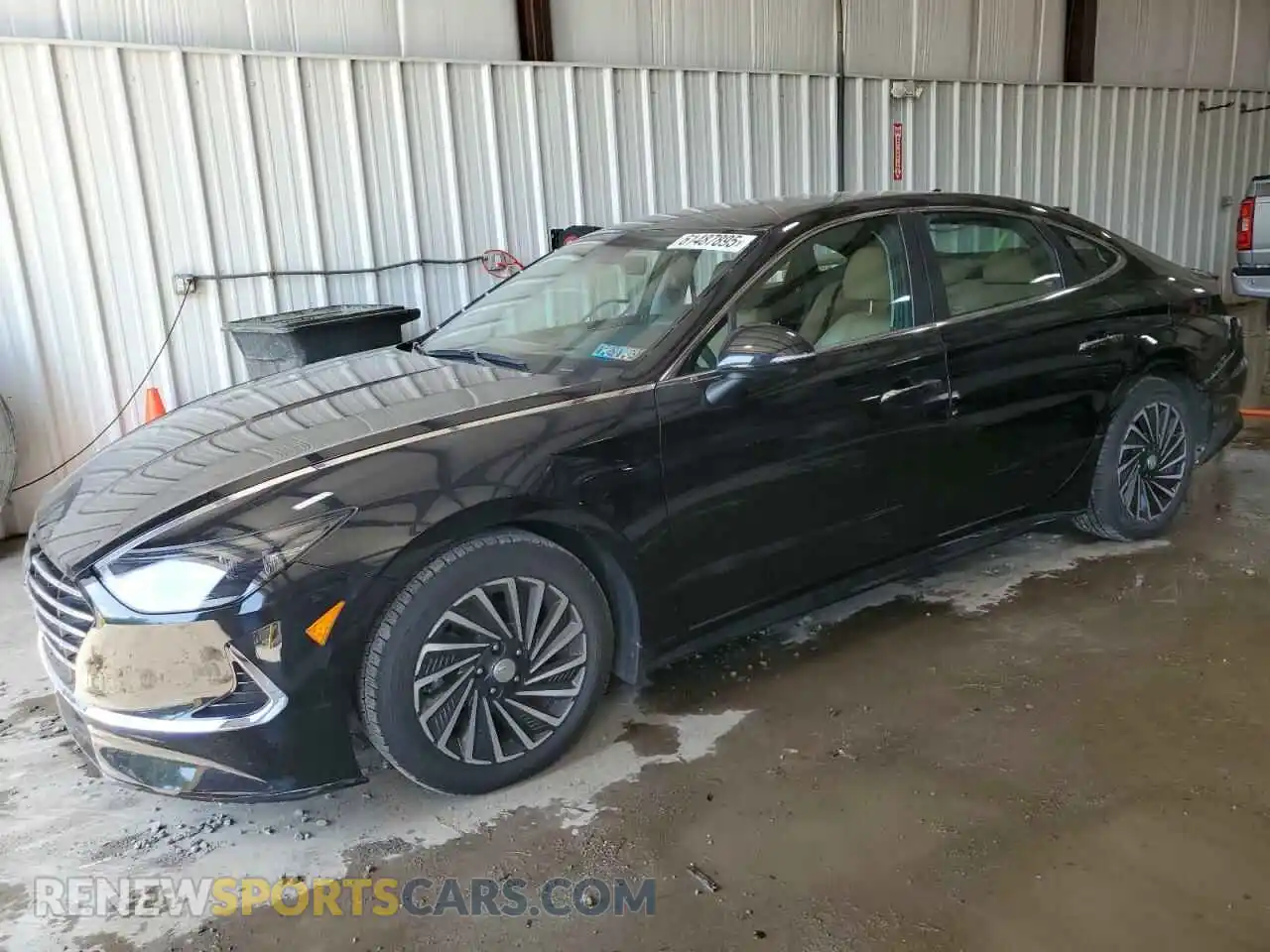 1 Photograph of a damaged car KMHL54JJ0MA029068 HYUNDAI SONATA 2021