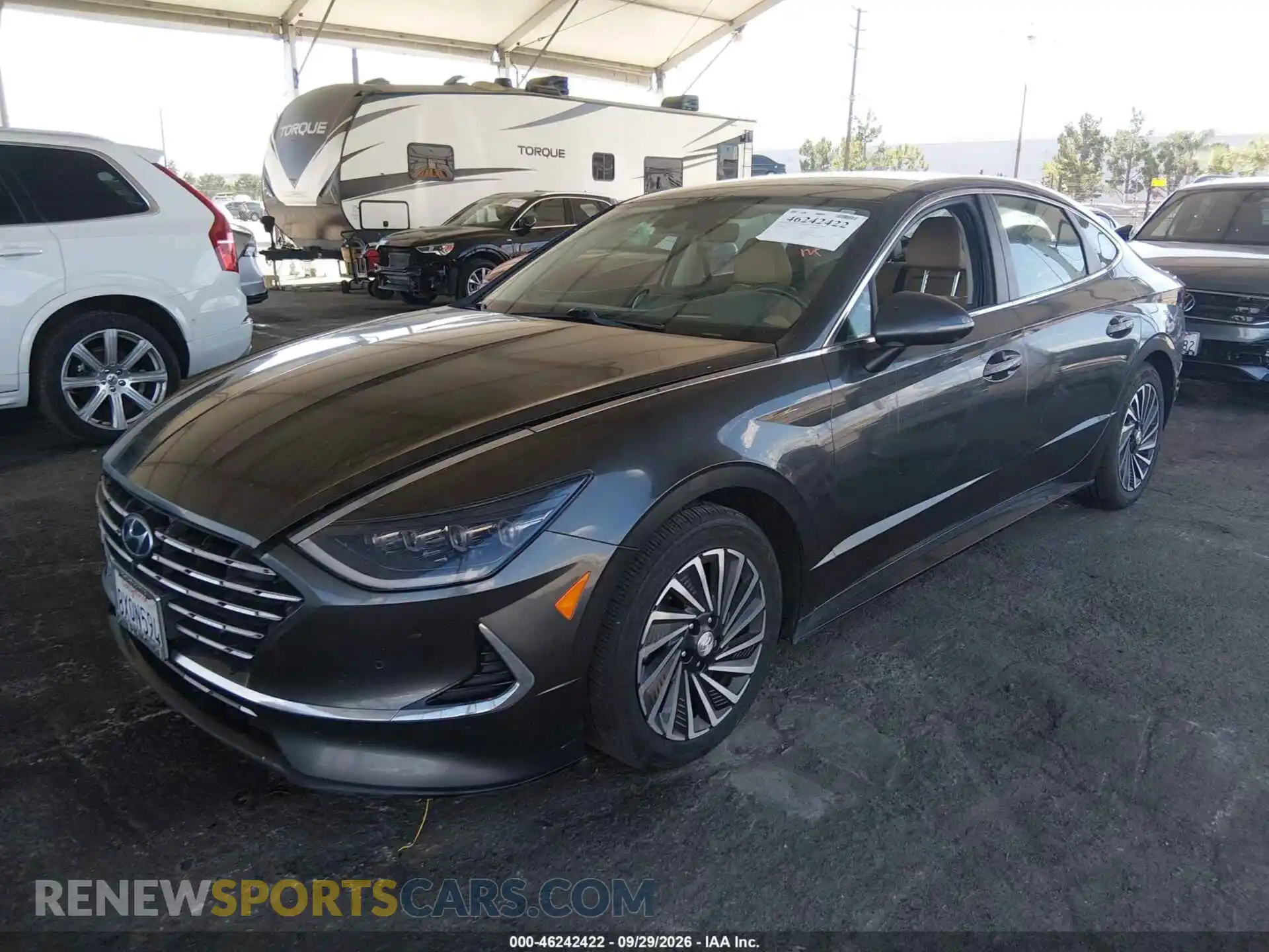 2 fotografías del automóvil dañado KMHL54JJ3MA033017 HYUNDAI SONATA 2021