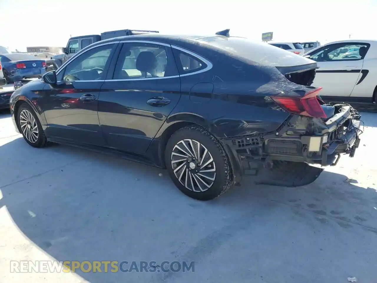 2 Photograph of a damaged car KMHL54JJ3MA033681 HYUNDAI SONATA 2021