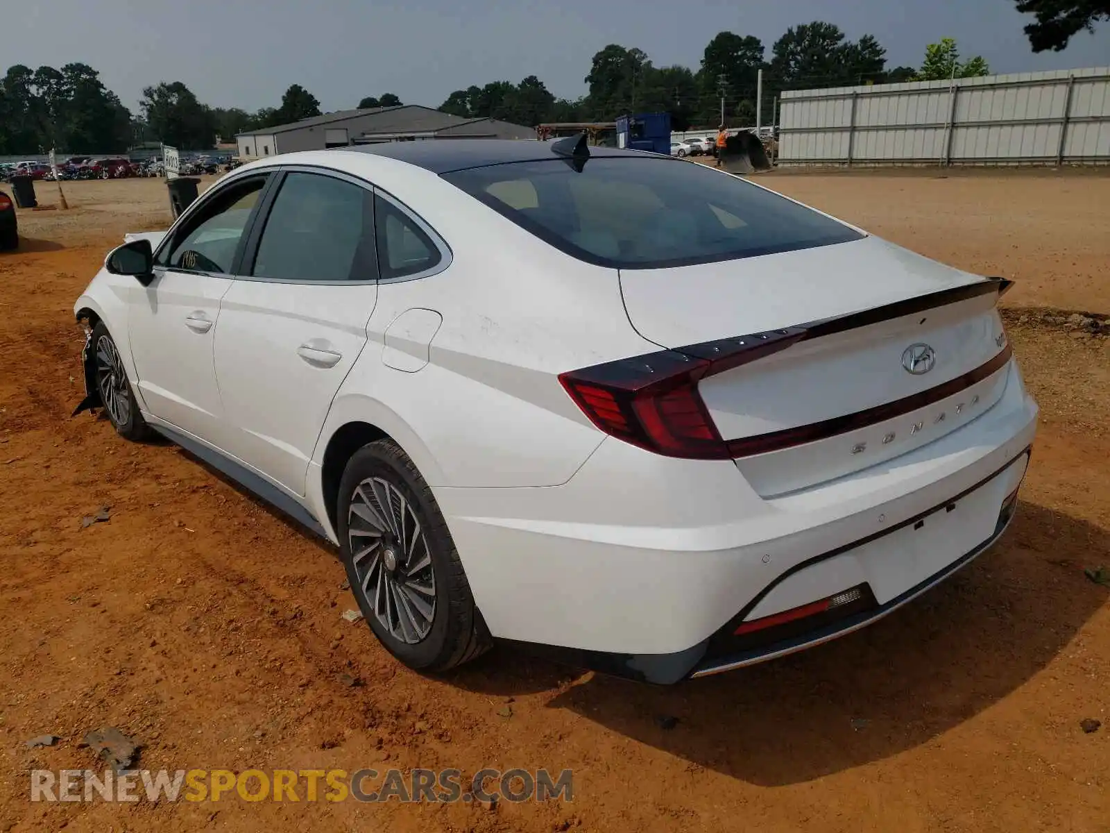 3 Photograph of a damaged car KMHL54JJ7MA024126 HYUNDAI SONATA 2021