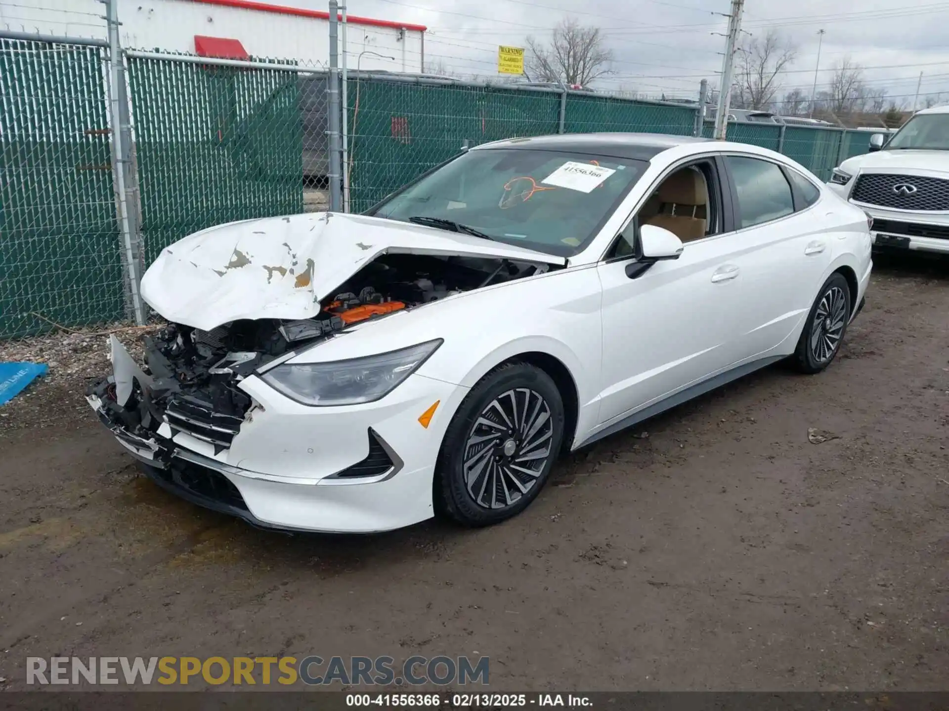 2 Photograph of a damaged car KMHL54JJ7MA031125 HYUNDAI SONATA 2021