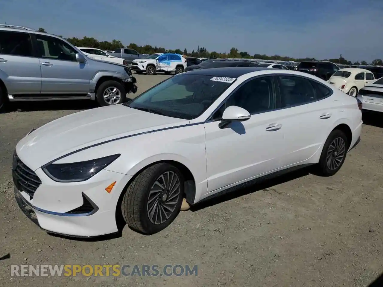 1 Photograph of a damaged car KMHL54JJ8MA024250 HYUNDAI SONATA 2021