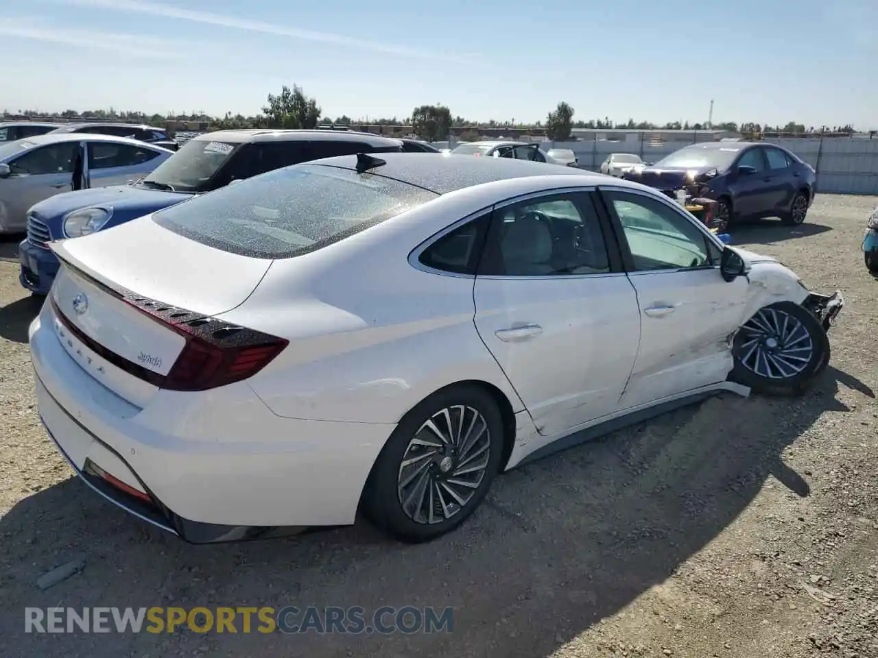 3 Photograph of a damaged car KMHL54JJ8MA024250 HYUNDAI SONATA 2021