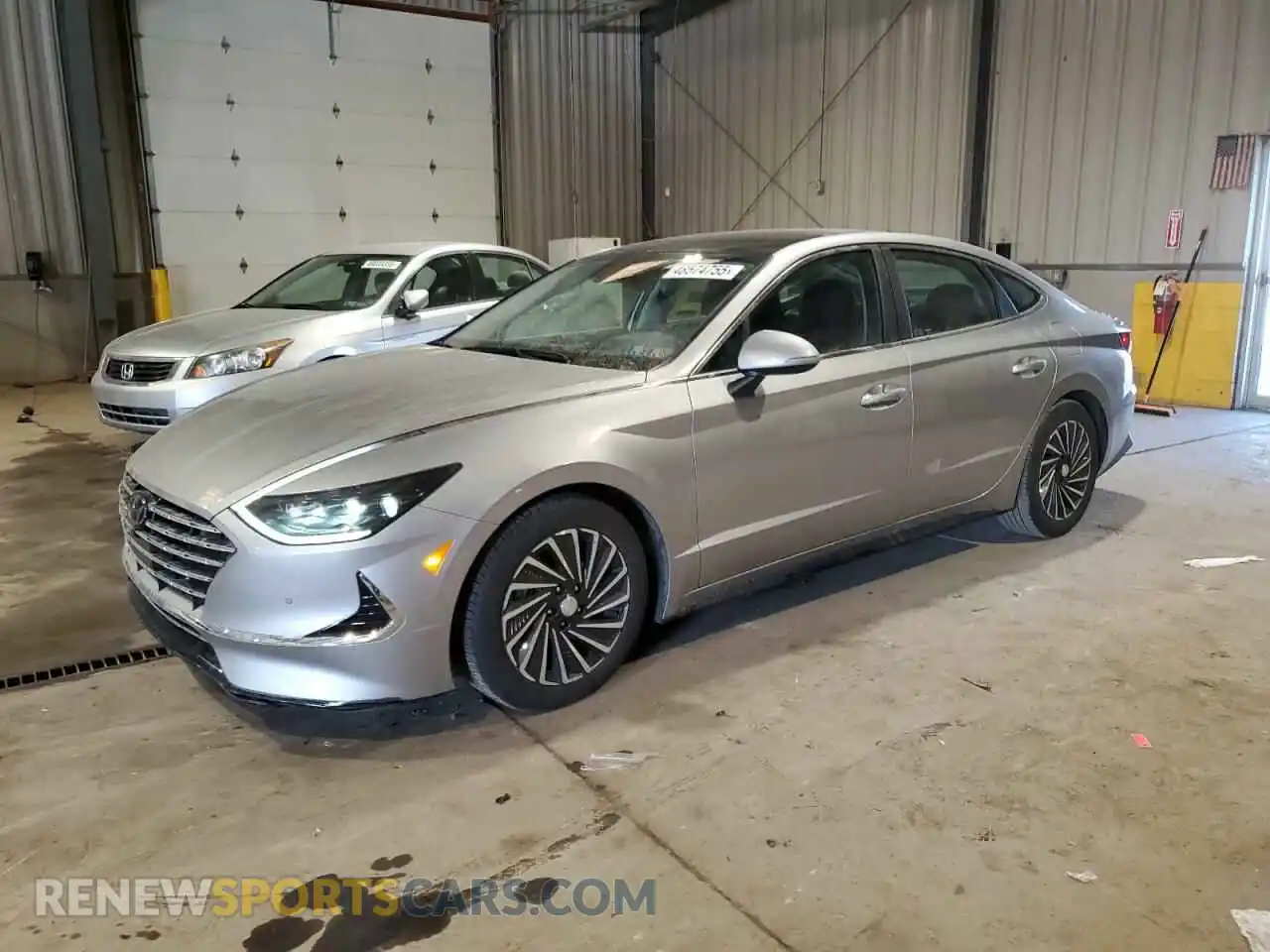 1 Photograph of a damaged car KMHL54JJ9MA024337 HYUNDAI SONATA 2021