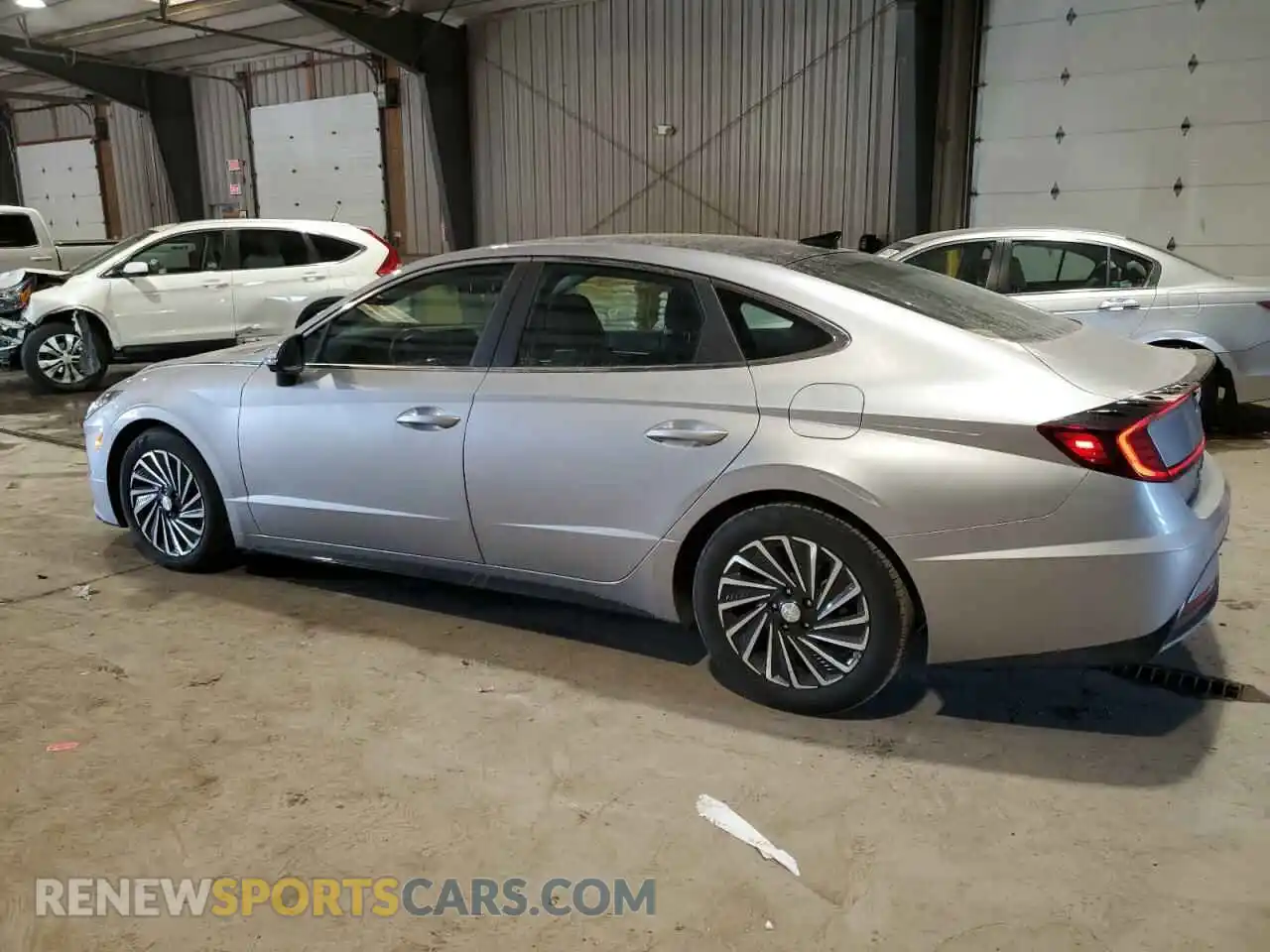 2 Photograph of a damaged car KMHL54JJ9MA024337 HYUNDAI SONATA 2021
