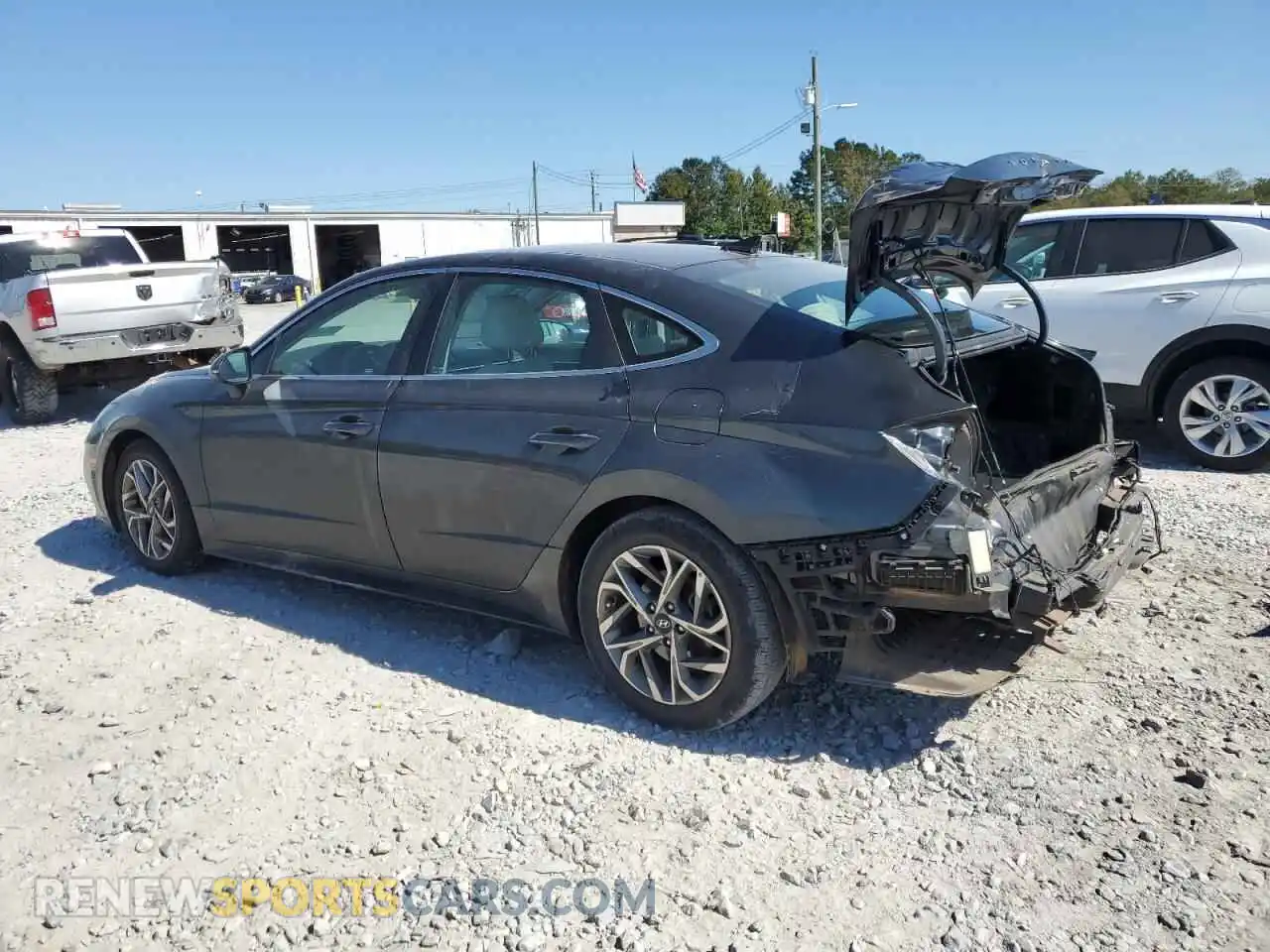 2 Photograph of a damaged car KMHL64JA0MA145688 HYUNDAI SONATA 2021