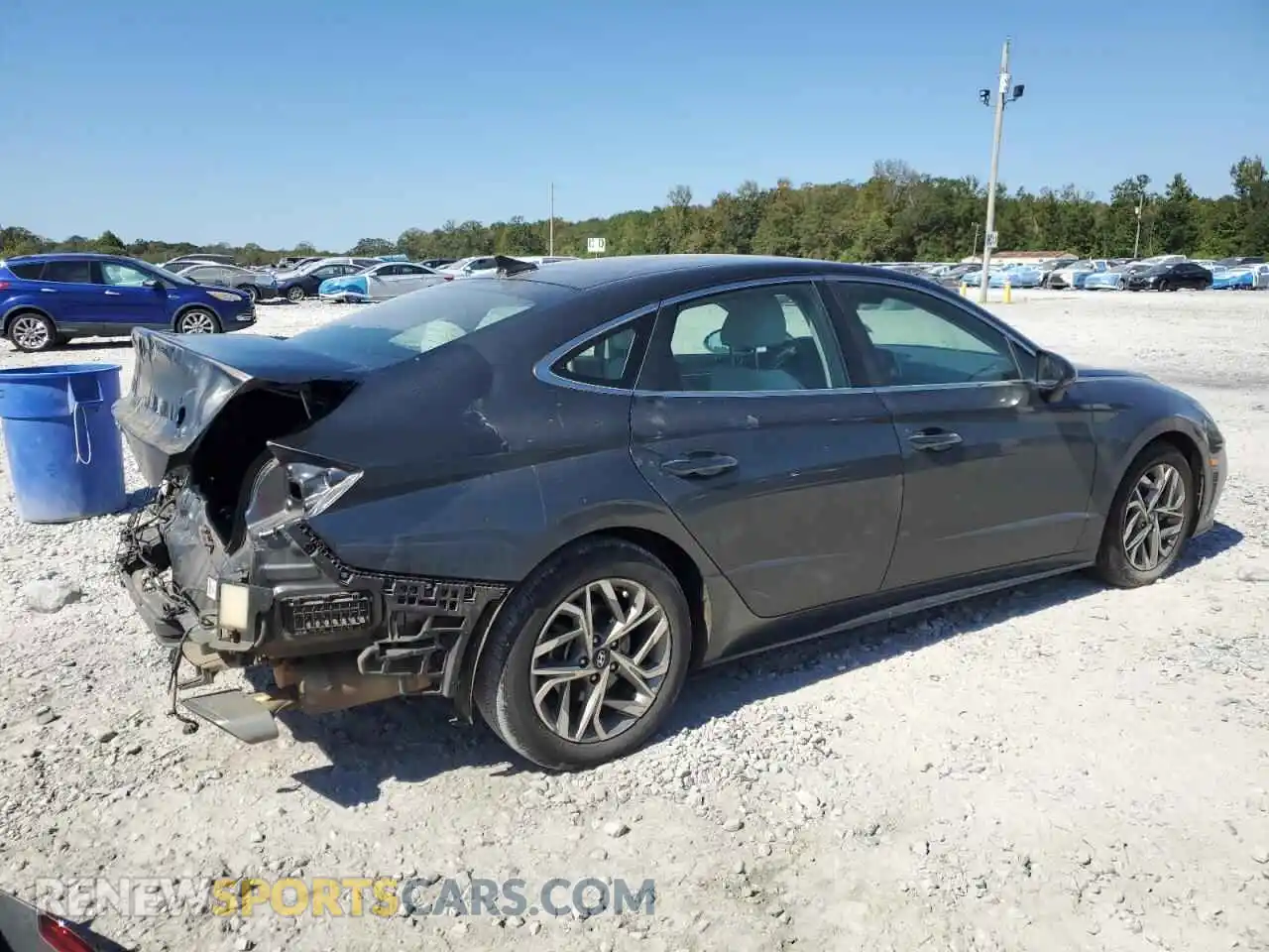 3 Photograph of a damaged car KMHL64JA0MA145688 HYUNDAI SONATA 2021