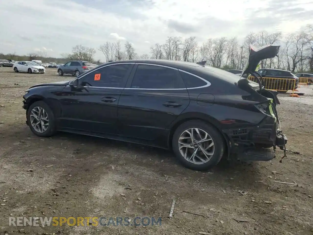 2 Photograph of a damaged car KMHL64JA0MA146422 HYUNDAI SONATA 2021