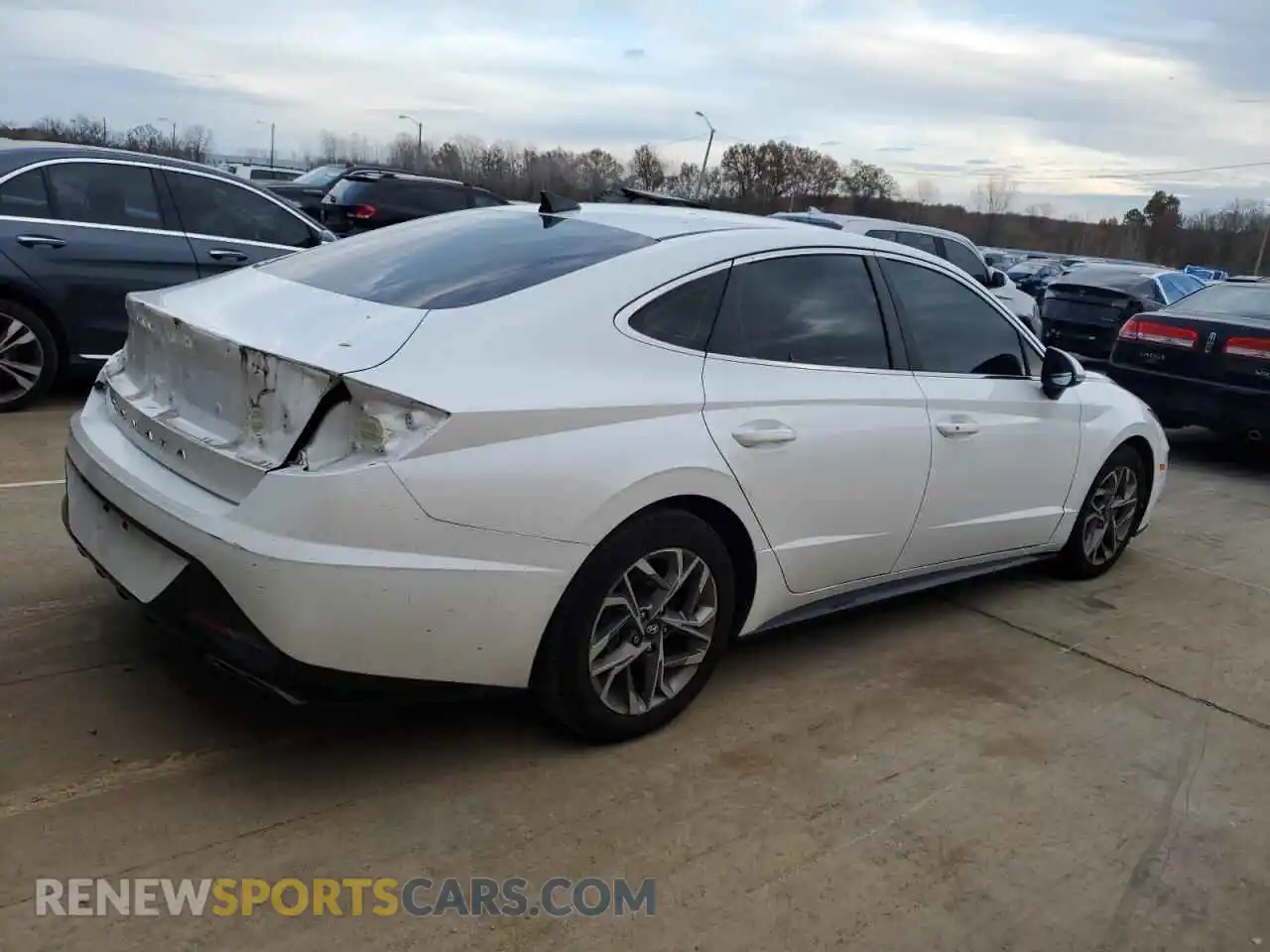 3 Photograph of a damaged car KMHL64JA0MA149627 HYUNDAI SONATA 2021