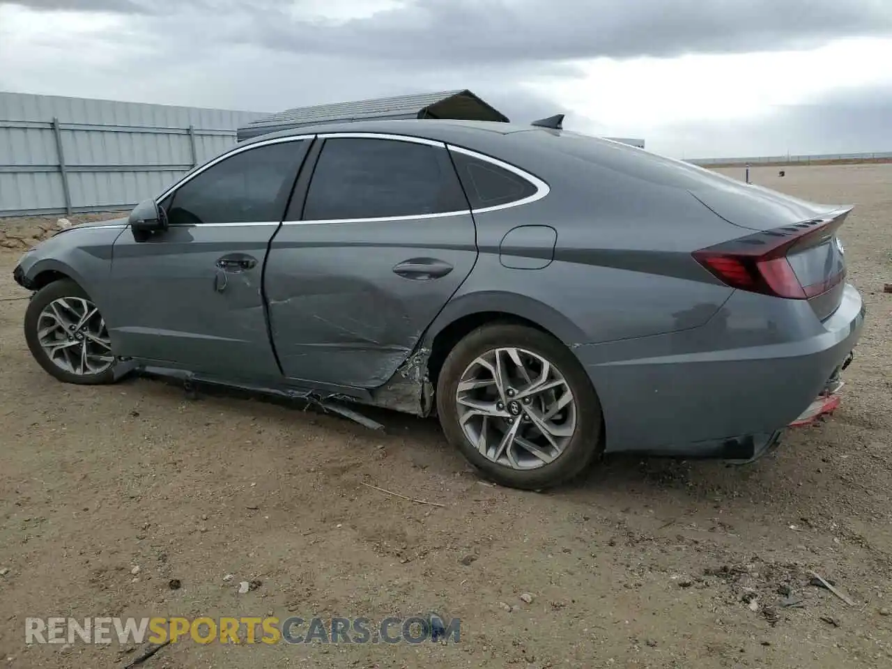 2 Photograph of a damaged car KMHL64JA0MA150745 HYUNDAI SONATA 2021