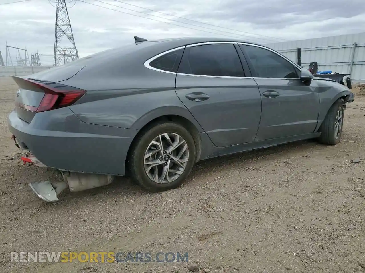 3 Photograph of a damaged car KMHL64JA0MA150745 HYUNDAI SONATA 2021