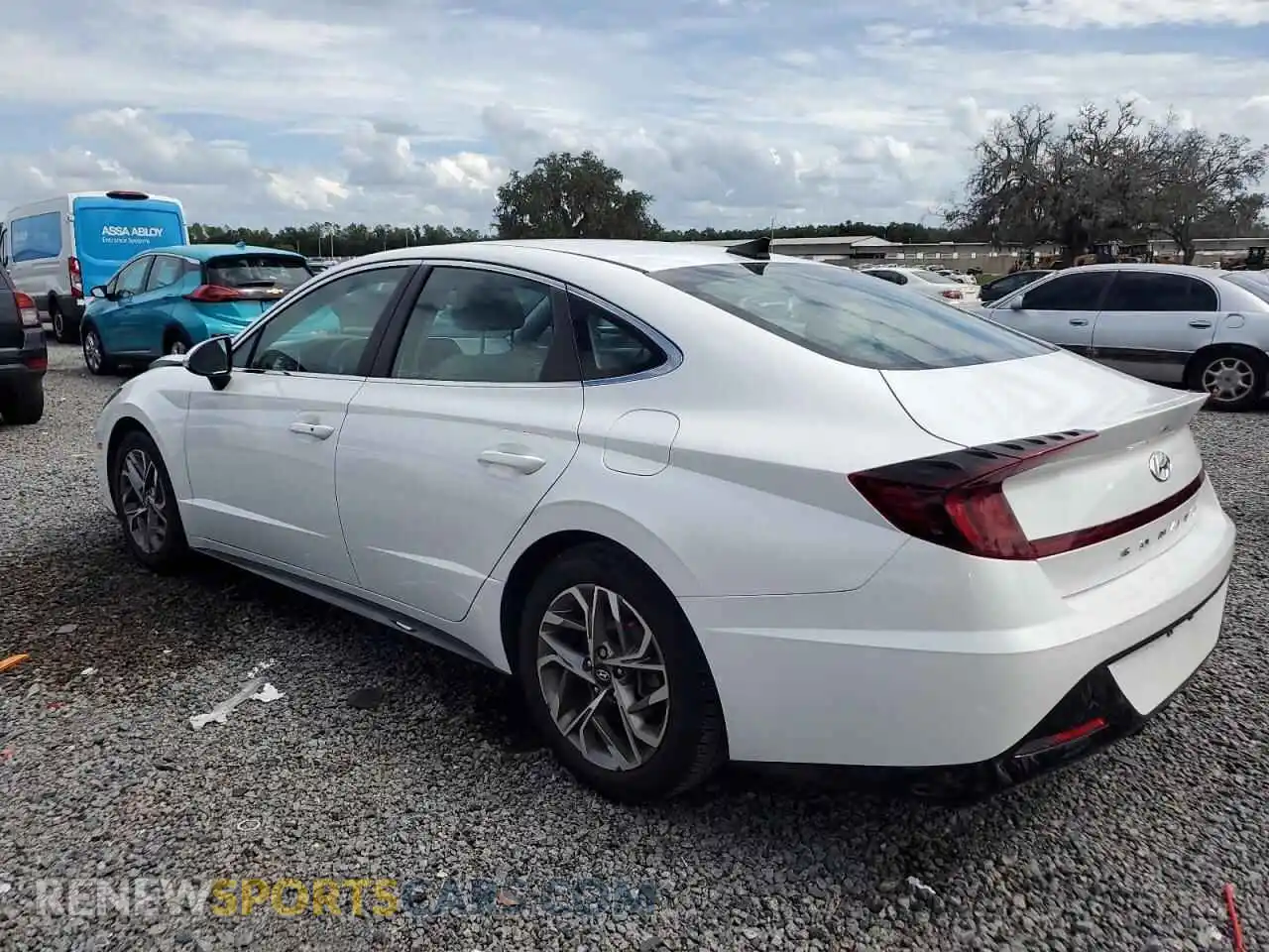 2 Photograph of a damaged car KMHL64JA0MA158862 HYUNDAI SONATA 2021