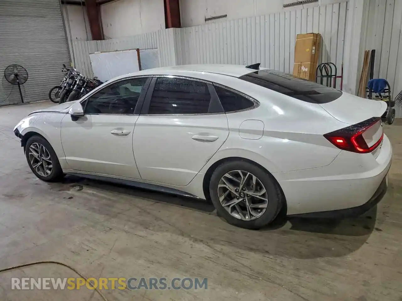 2 Photograph of a damaged car KMHL64JA2MA152190 HYUNDAI SONATA 2021