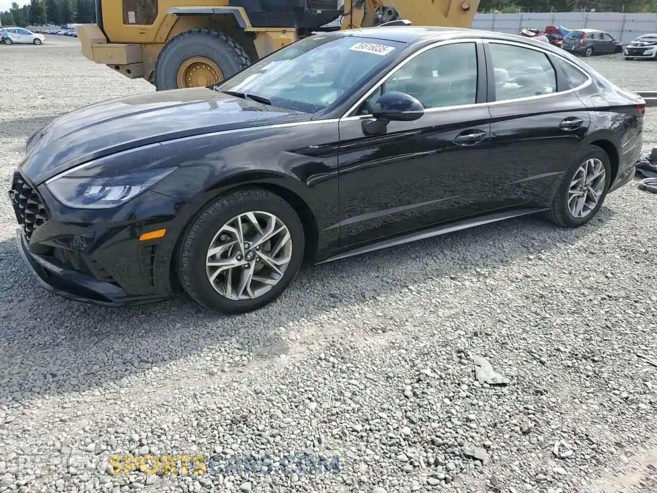 1 Photograph of a damaged car KMHL64JA3MA146480 HYUNDAI SONATA 2021