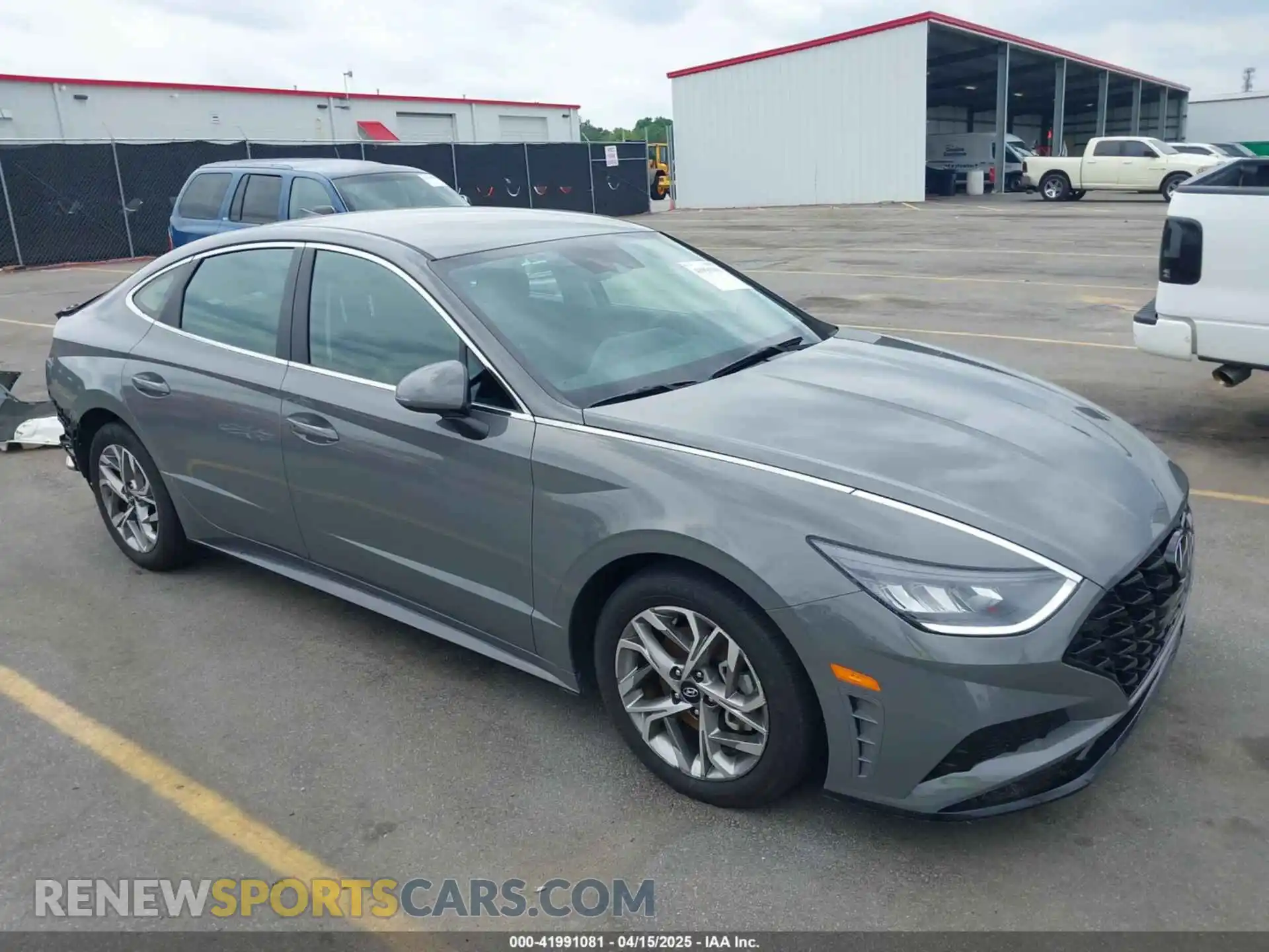 1 Photograph of a damaged car KMHL64JA4MA150733 HYUNDAI SONATA 2021