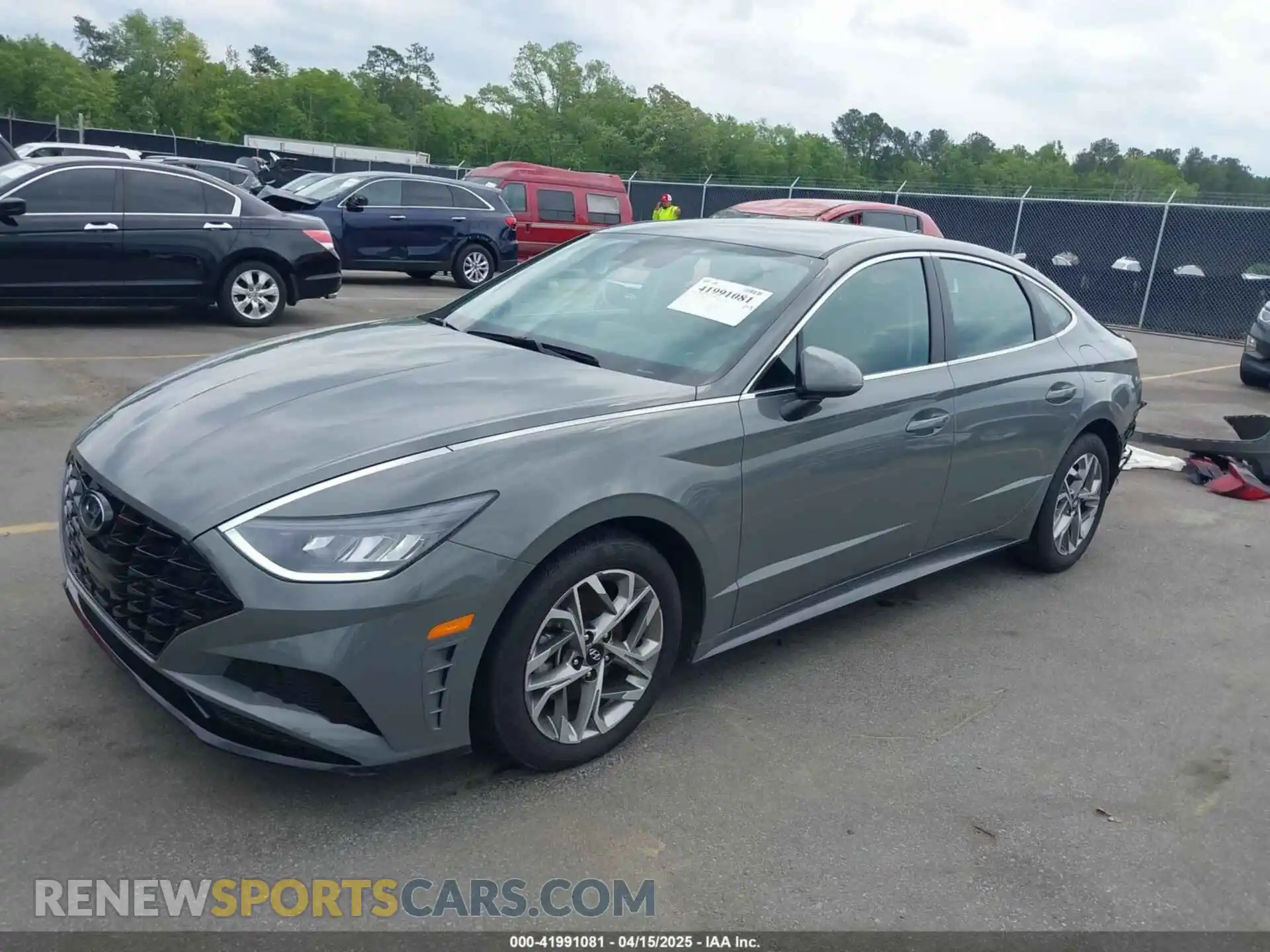 2 Photograph of a damaged car KMHL64JA4MA150733 HYUNDAI SONATA 2021