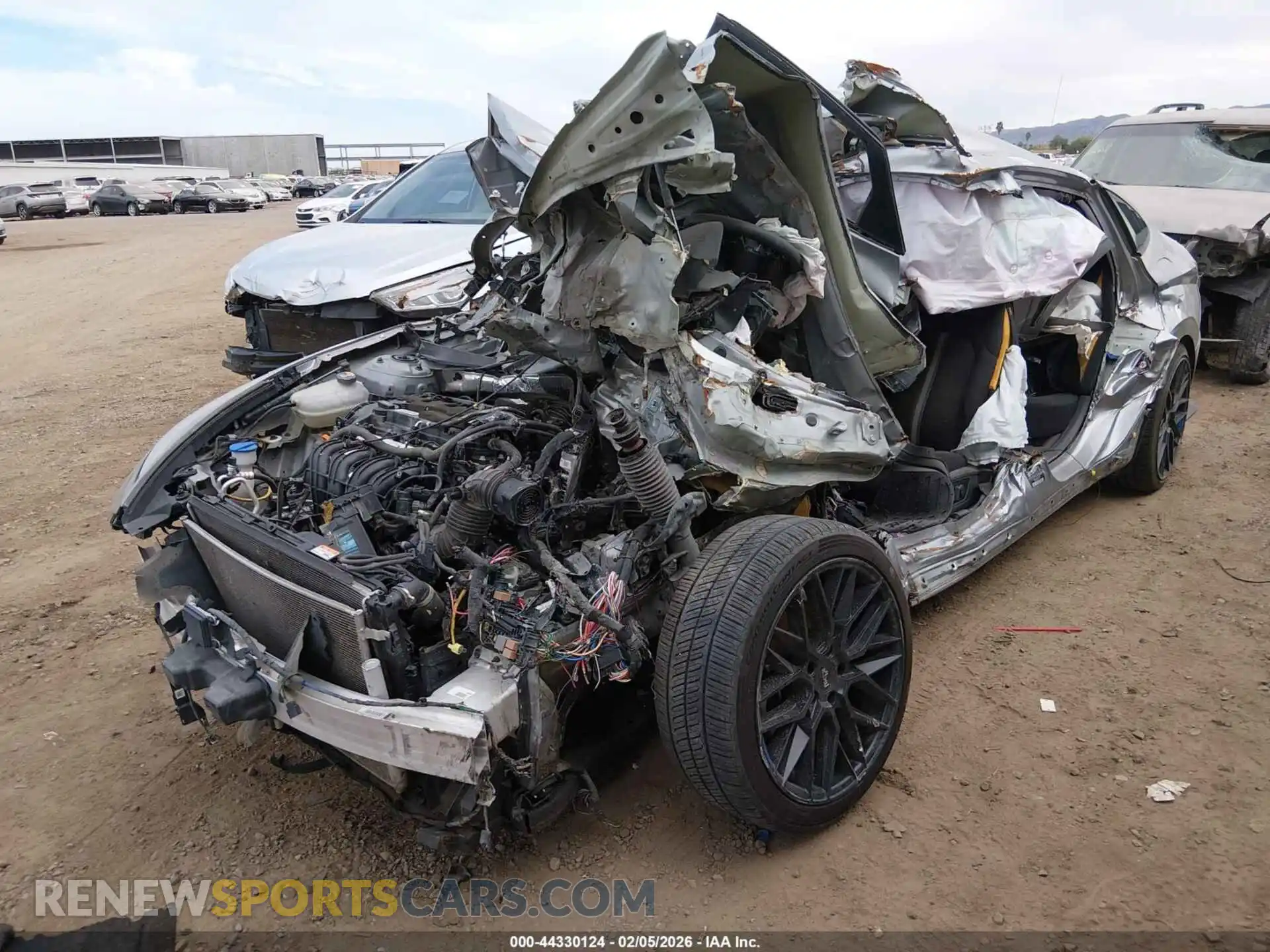 2 Photograph of a damaged car KMHL64JA4MA159450 HYUNDAI SONATA 2021