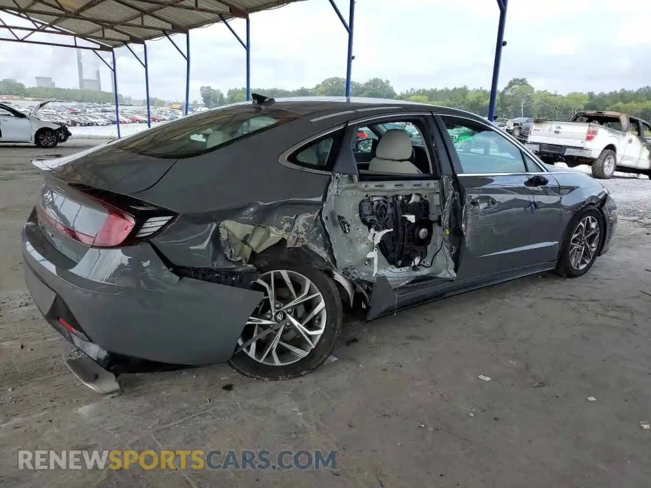 3 Фотография поврежденного автомобиля KMHL64JA4MA164258 HYUNDAI SONATA 2021