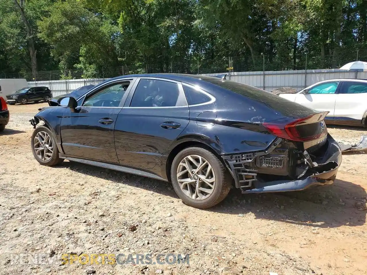2 Photograph of a damaged car KMHL64JA5MA146531 HYUNDAI SONATA 2021