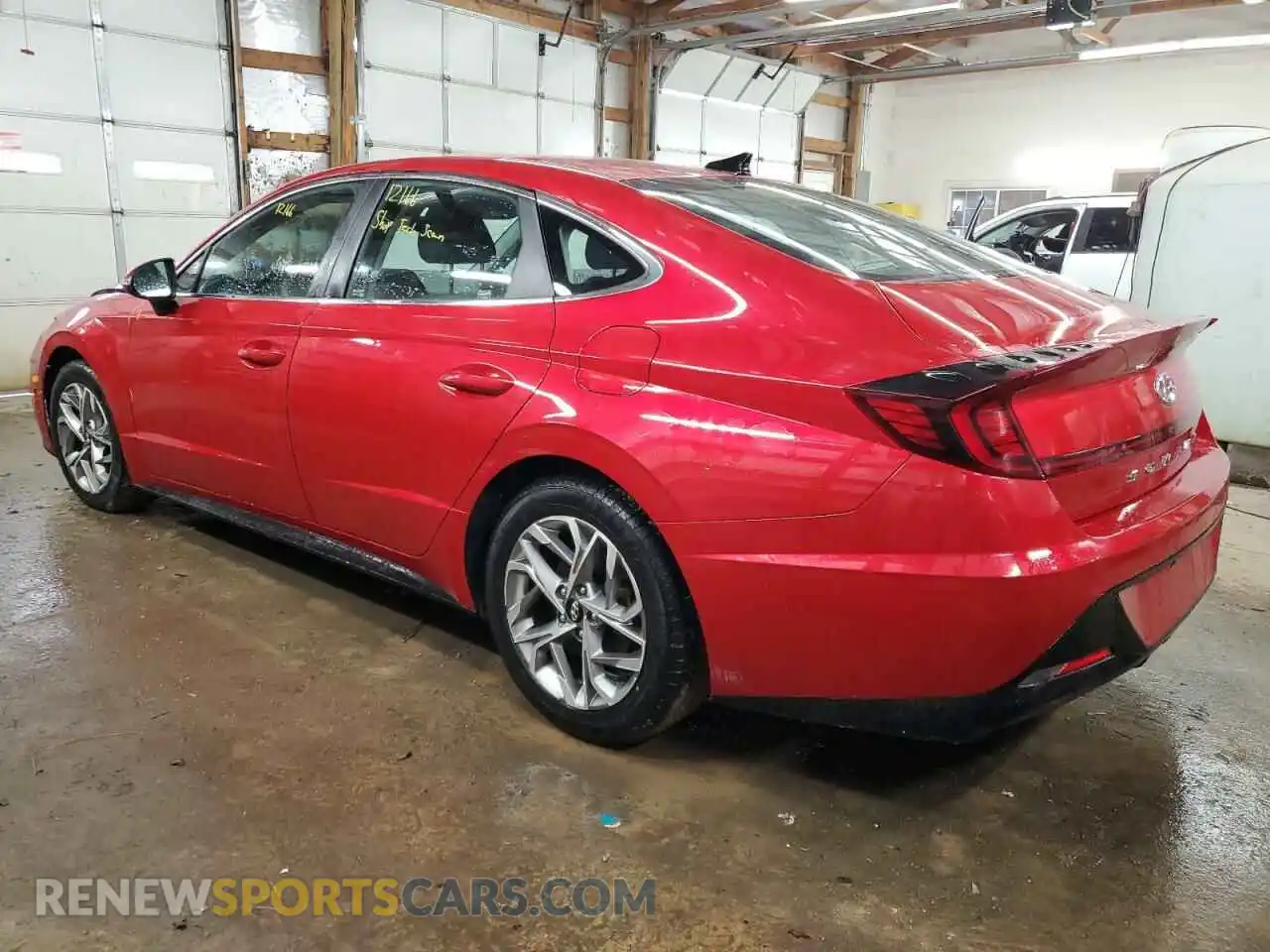 2 Photograph of a damaged car KMHL64JA8MA149889 HYUNDAI SONATA 2021