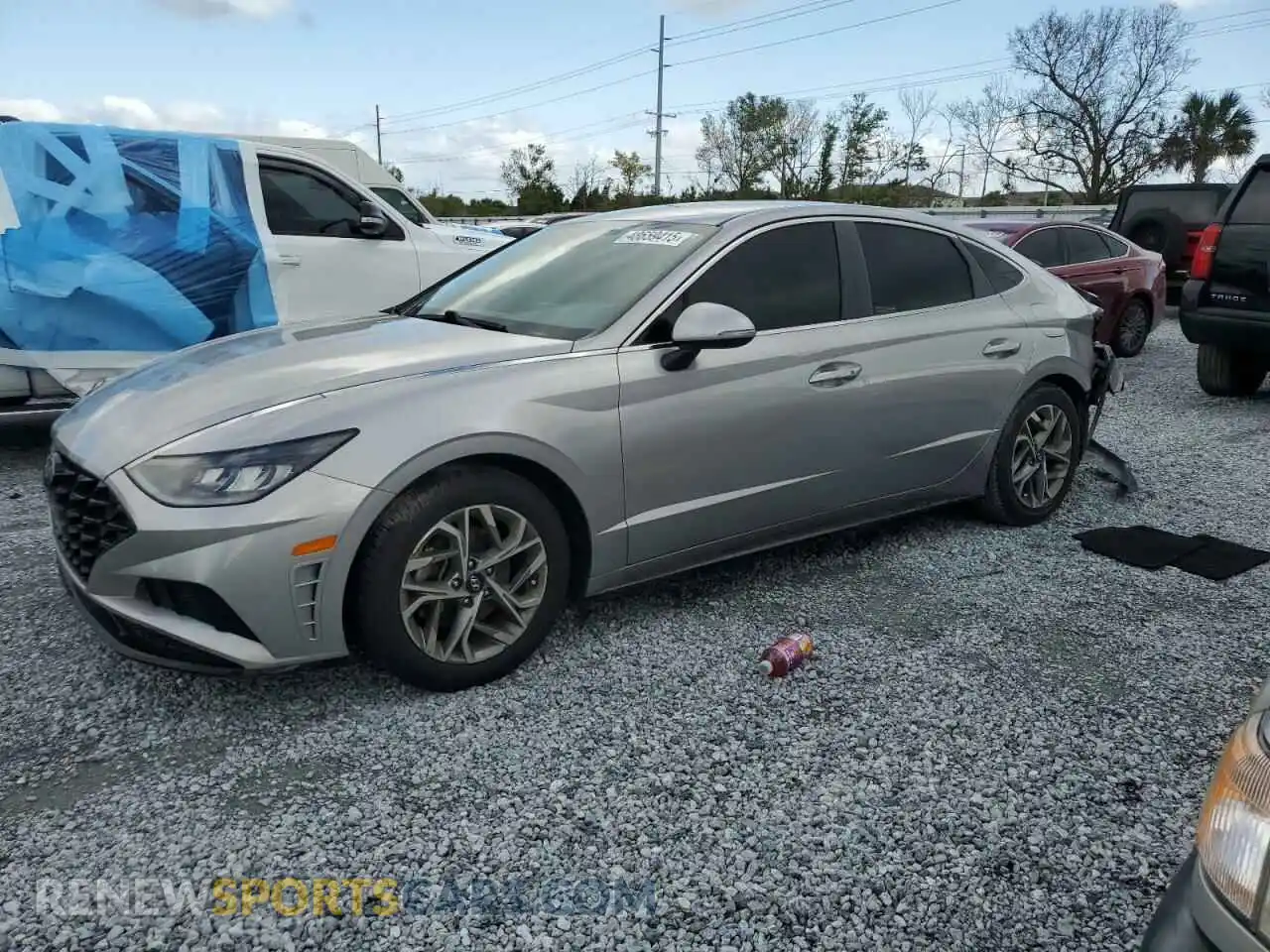 1 Photograph of a damaged car KMHL64JAXMA145374 HYUNDAI SONATA 2021