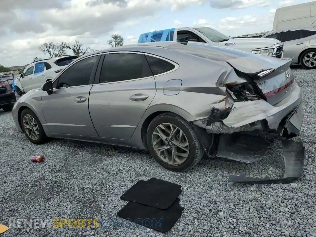 2 Photograph of a damaged car KMHL64JAXMA145374 HYUNDAI SONATA 2021