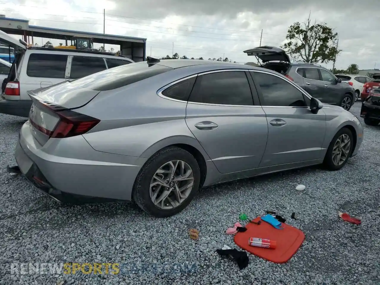3 Photograph of a damaged car KMHL64JAXMA145374 HYUNDAI SONATA 2021