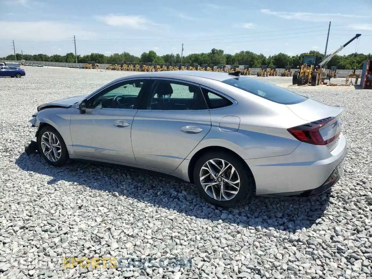 2 Photograph of a damaged car KMHL64JAXMA145522 HYUNDAI SONATA 2021