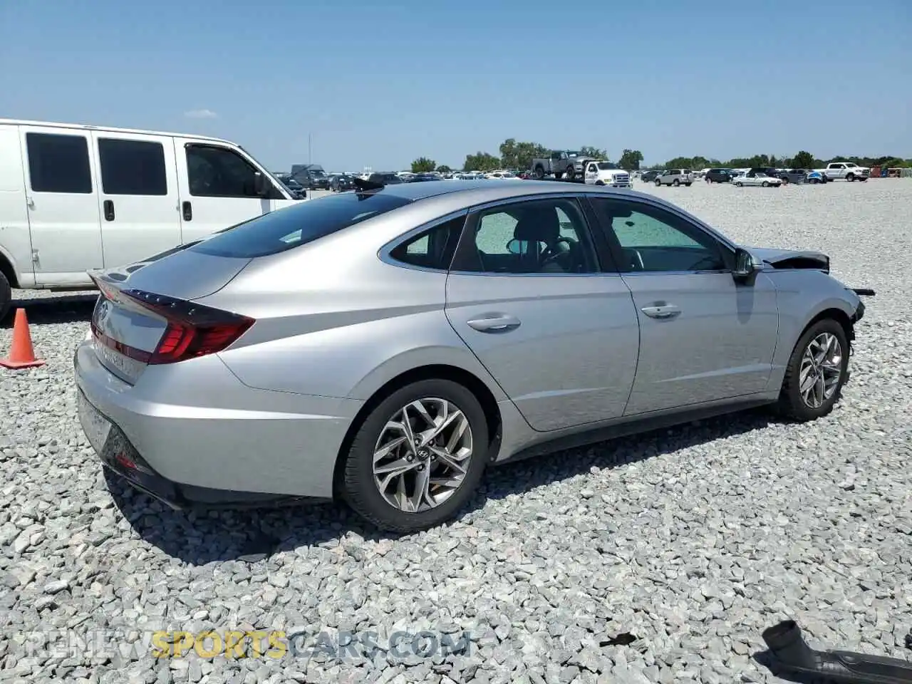 3 Photograph of a damaged car KMHL64JAXMA145522 HYUNDAI SONATA 2021