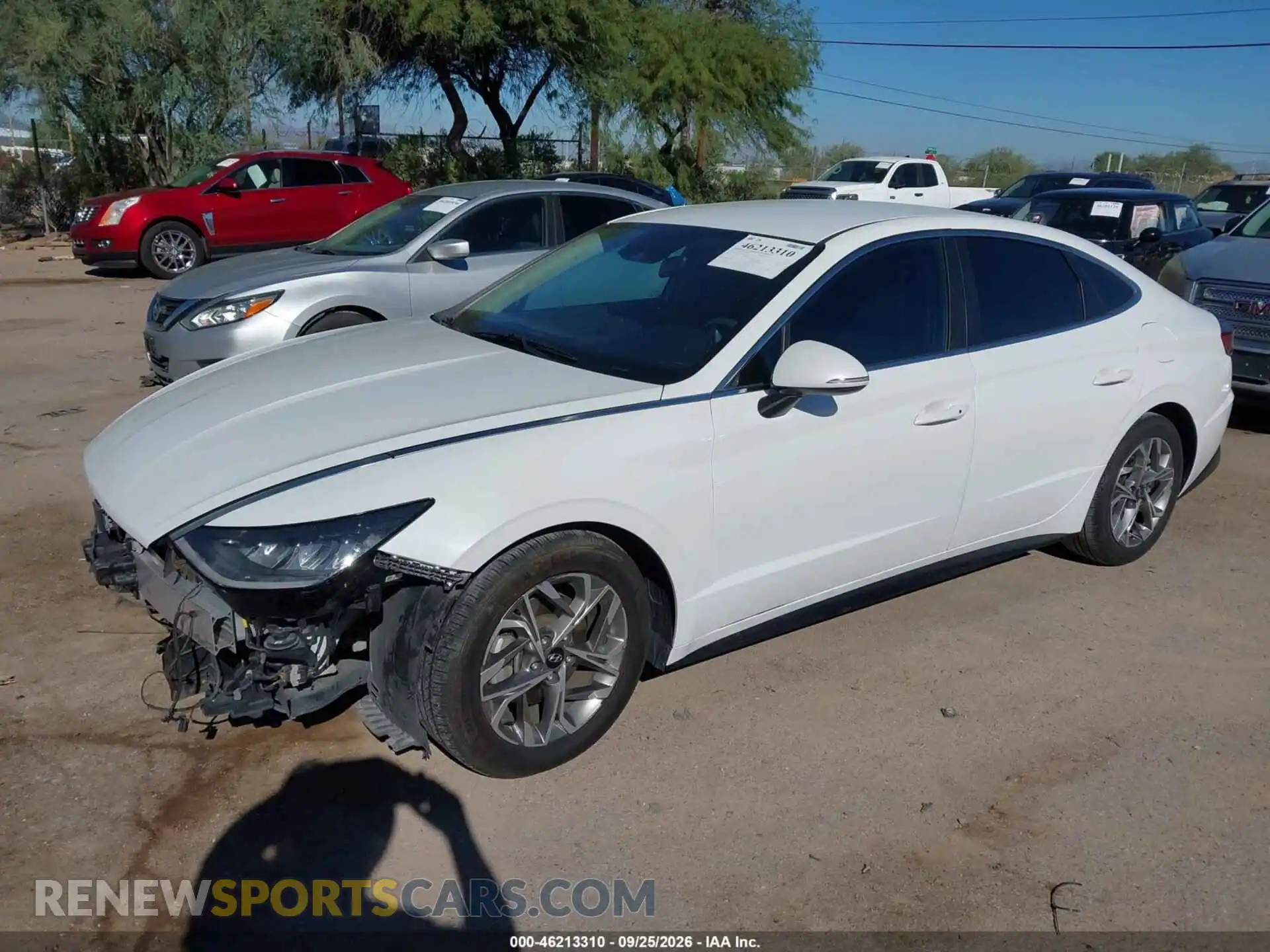 2 Photograph of a damaged car KMHL64JAXMA149361 HYUNDAI SONATA 2021