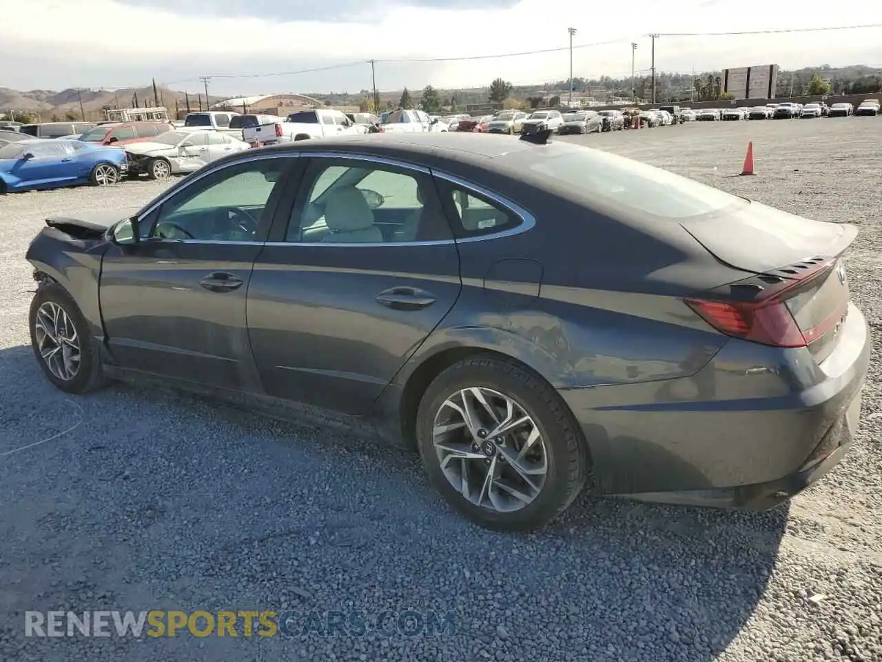 2 Photograph of a damaged car KMHL64JAXMA150977 HYUNDAI SONATA 2021