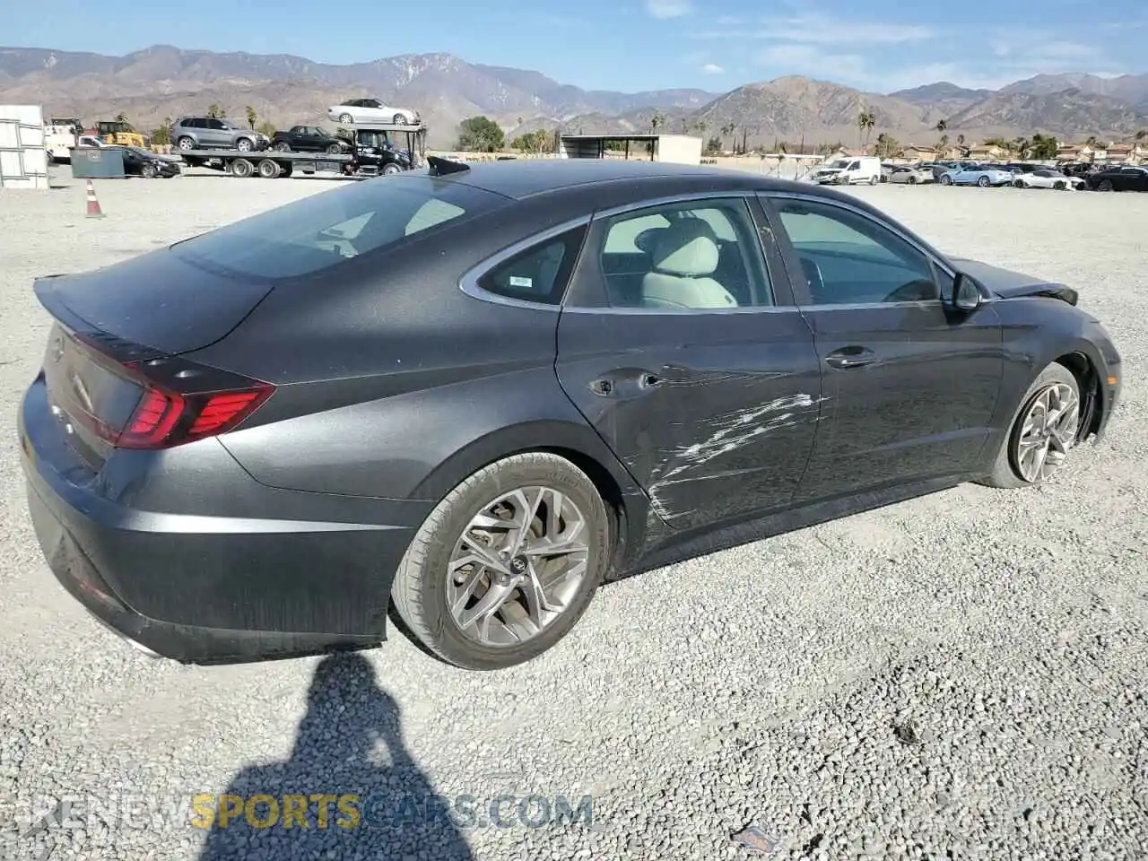 3 Photograph of a damaged car KMHL64JAXMA150977 HYUNDAI SONATA 2021