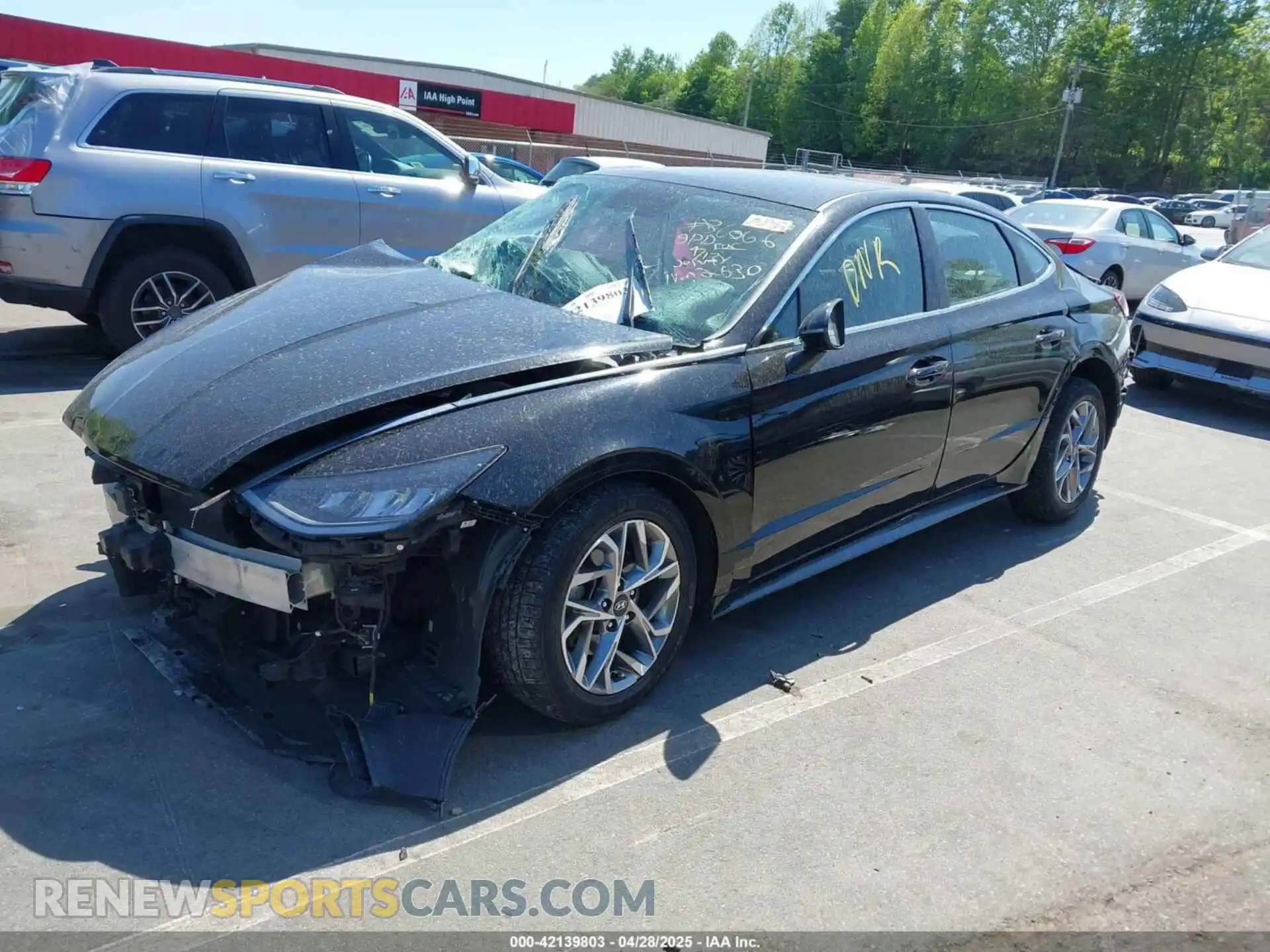 2 Photograph of a damaged car KMHL64JAXMA162630 HYUNDAI SONATA 2021
