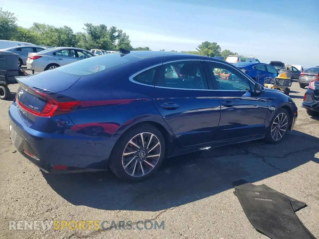 3 fotografías del automóvil dañado 5NPEH4J21NH139831 HYUNDAI SONATA 2022