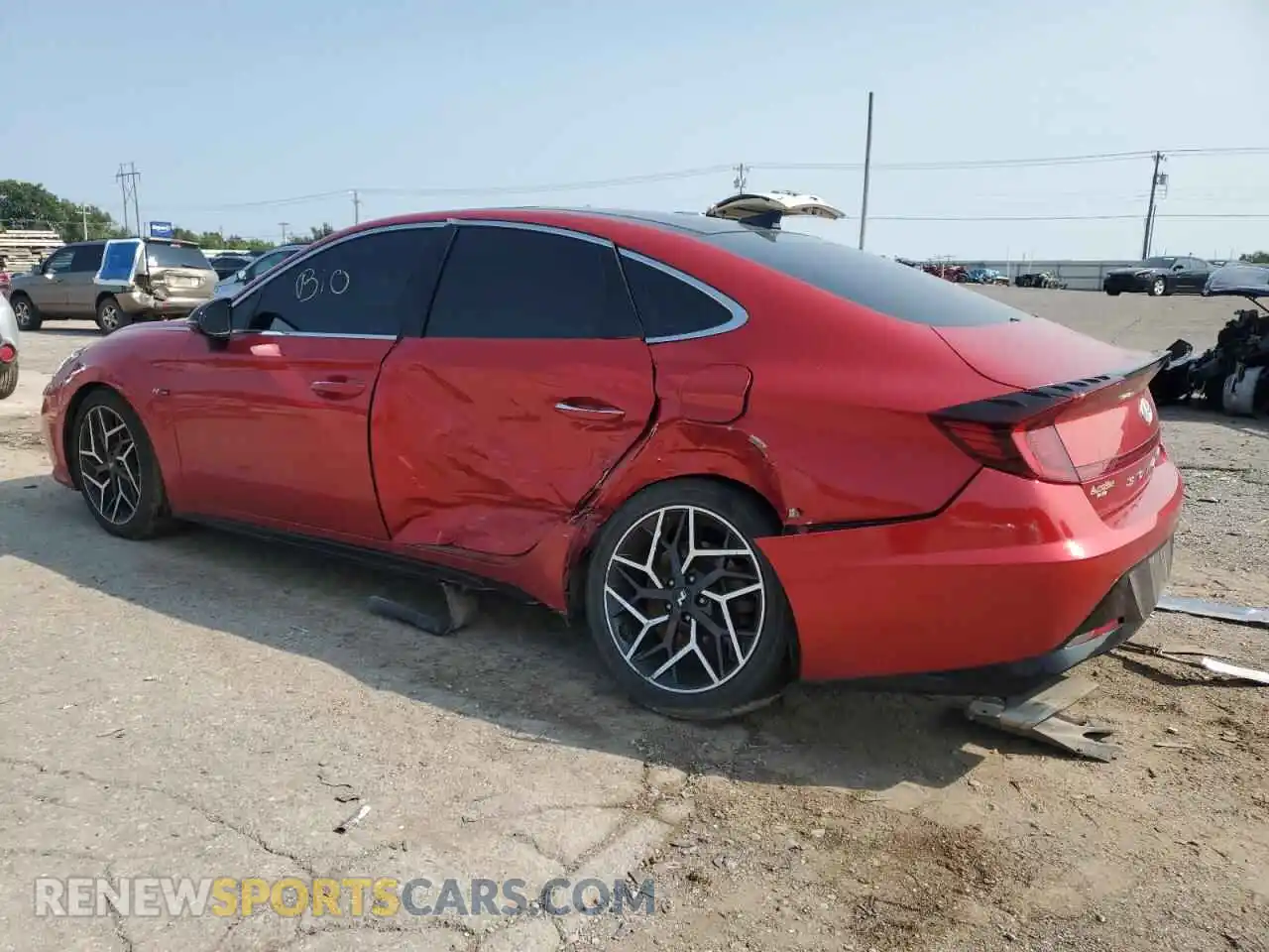 2 Фотография поврежденного автомобиля 5NPEK4JC7NH146972 HYUNDAI SONATA 2022
