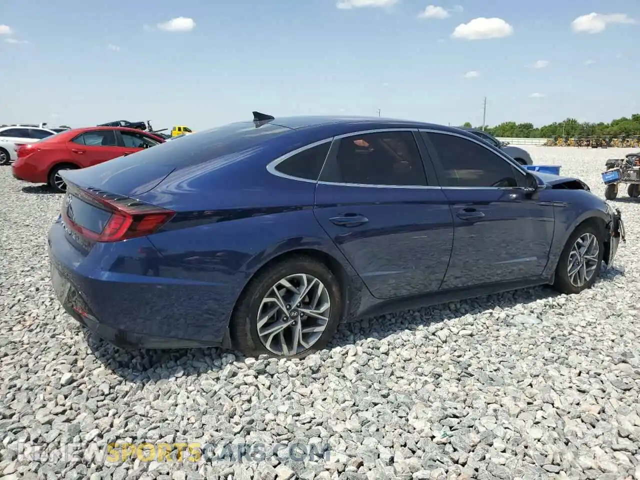 3 Photograph of a damaged car 5NPEL4JAXNH145195 HYUNDAI SONATA 2022