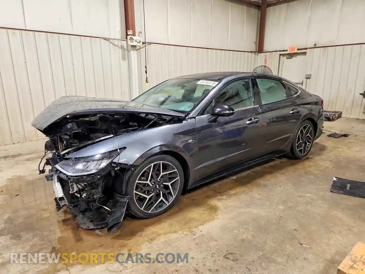 1 Photograph of a damaged car KMHL14JC7NA218895 HYUNDAI SONATA 2022
