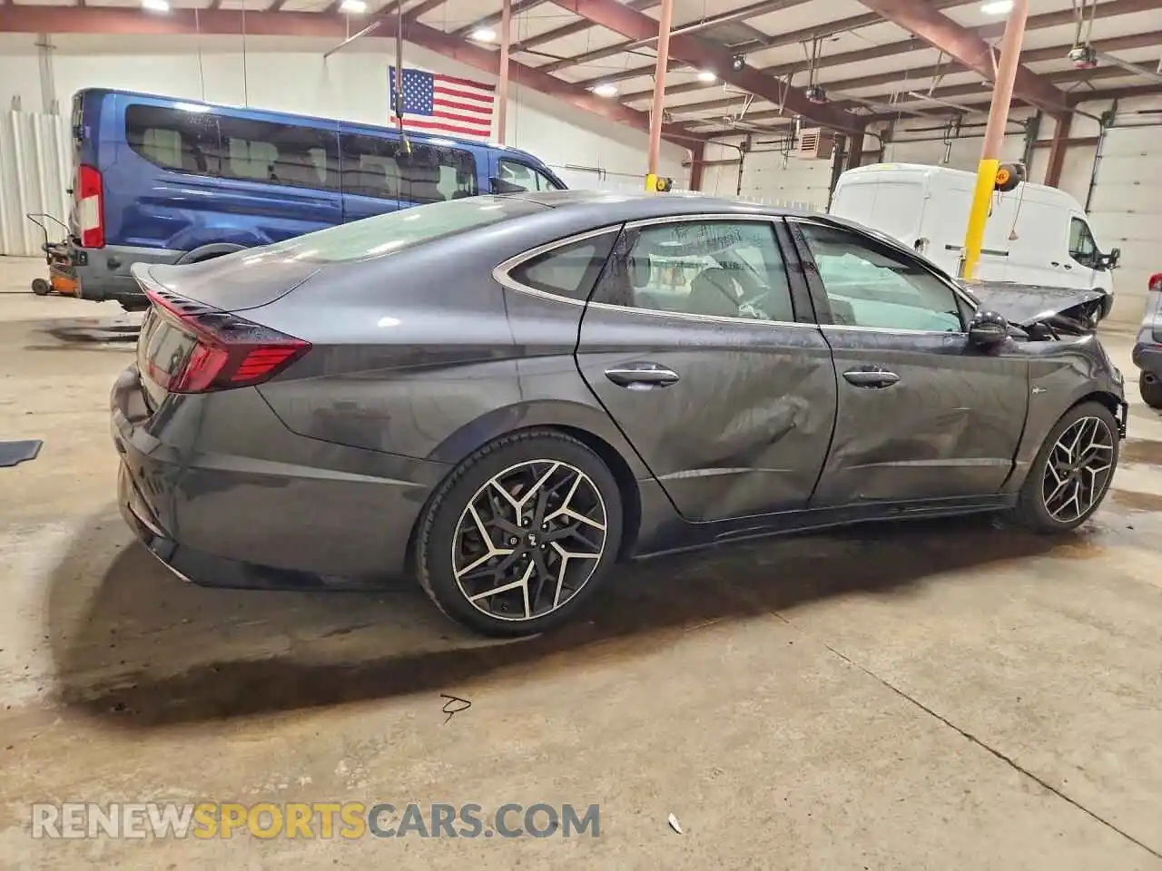 3 Photograph of a damaged car KMHL14JC7NA218895 HYUNDAI SONATA 2022