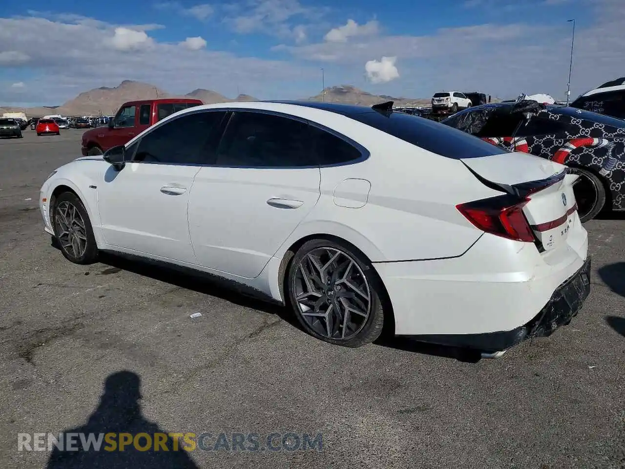 2 Photograph of a damaged car KMHL14JC9NA224486 HYUNDAI SONATA 2022