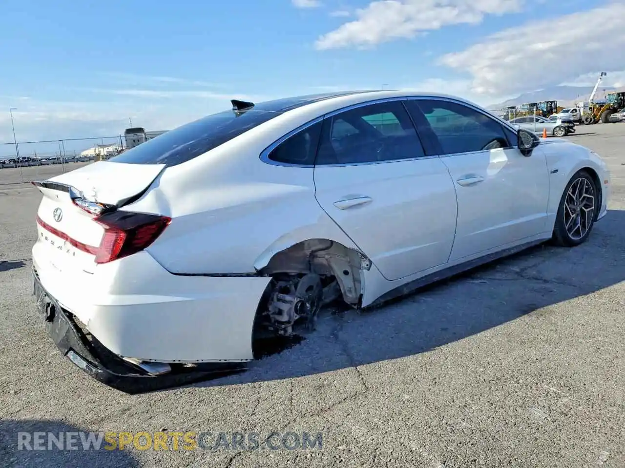3 Photograph of a damaged car KMHL14JC9NA224486 HYUNDAI SONATA 2022