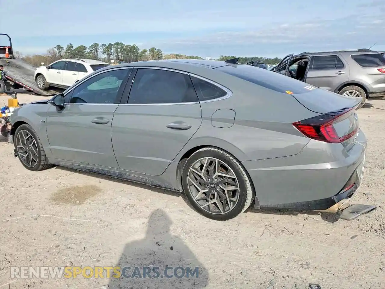 2 Photograph of a damaged car KMHL14JCXNA246643 HYUNDAI SONATA 2022