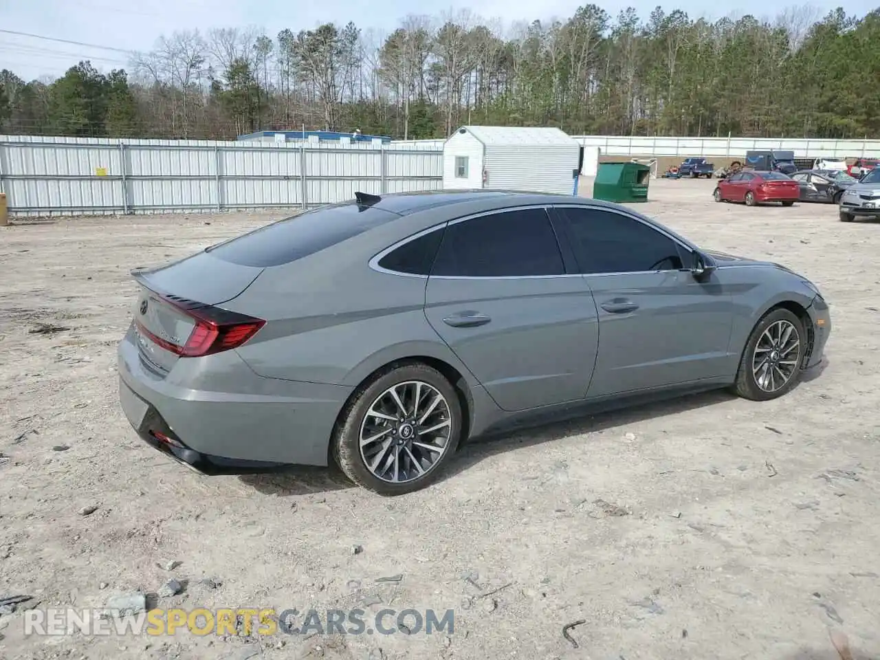 3 Photograph of a damaged car KMHL34J25NA246390 HYUNDAI SONATA 2022