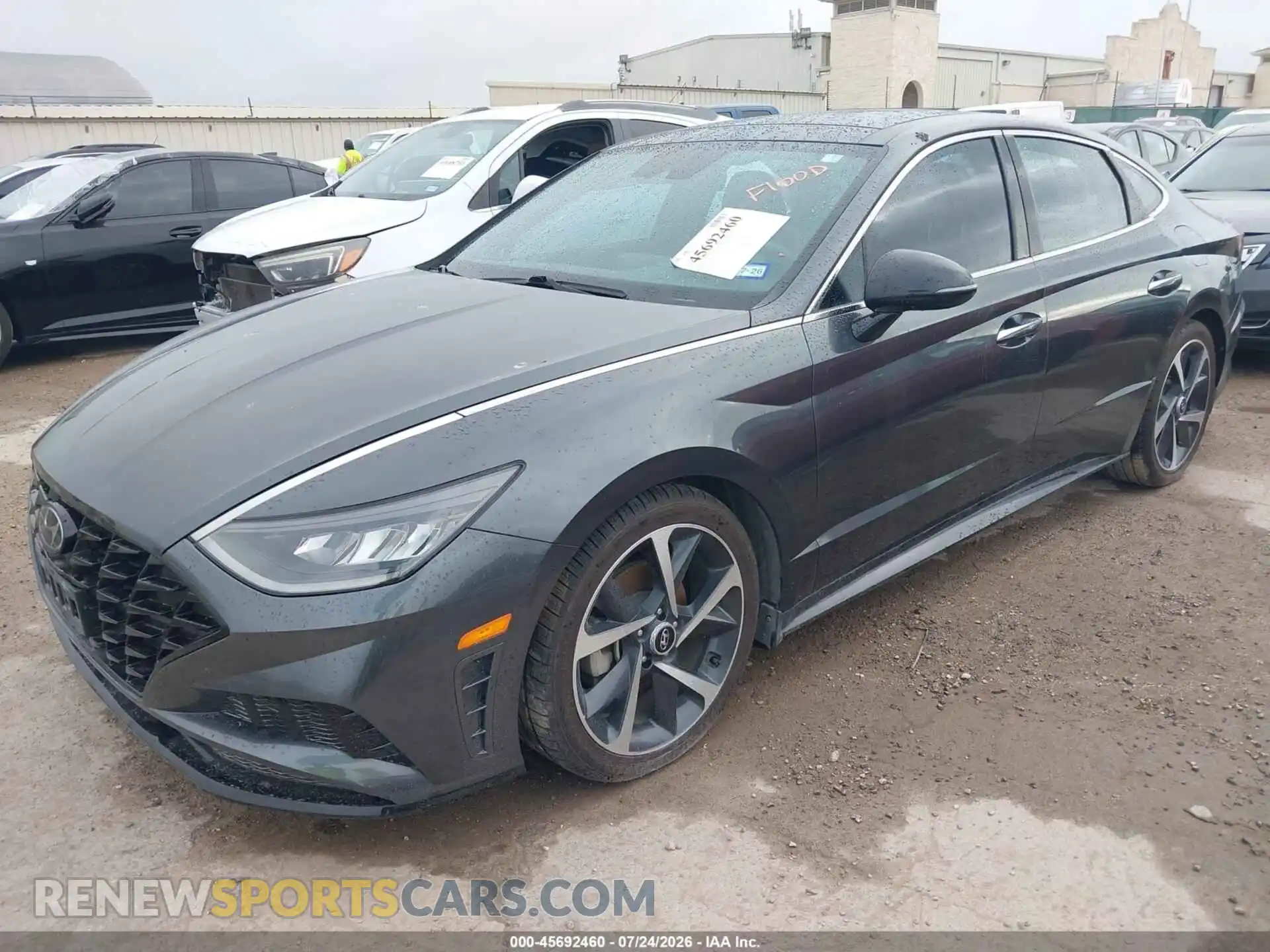 2 Photograph of a damaged car KMHL44J27NA224727 HYUNDAI SONATA 2022
