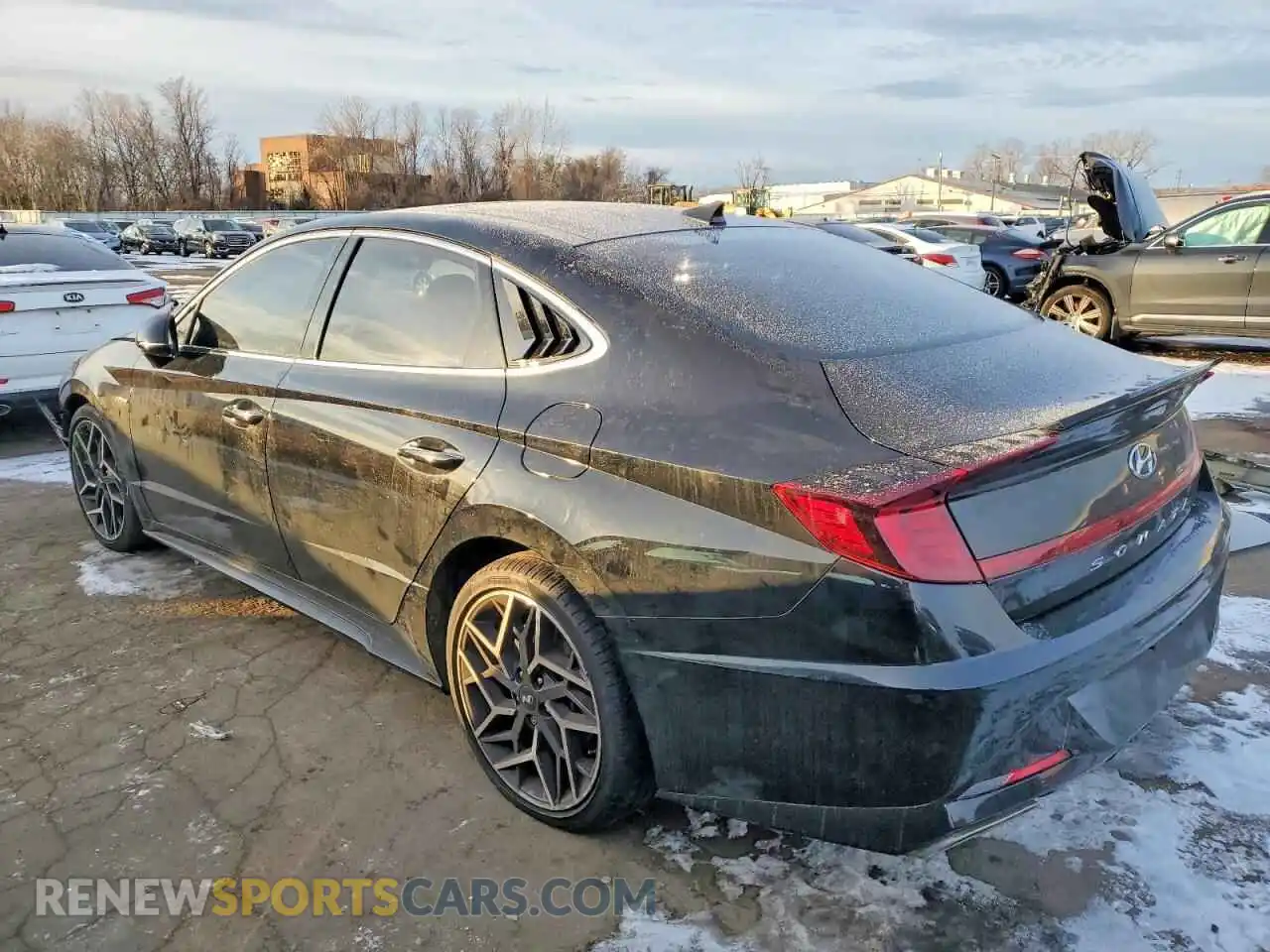 2 fotografías del automóvil dañado KMHL14JC6PA340425 HYUNDAI SONATA 2023